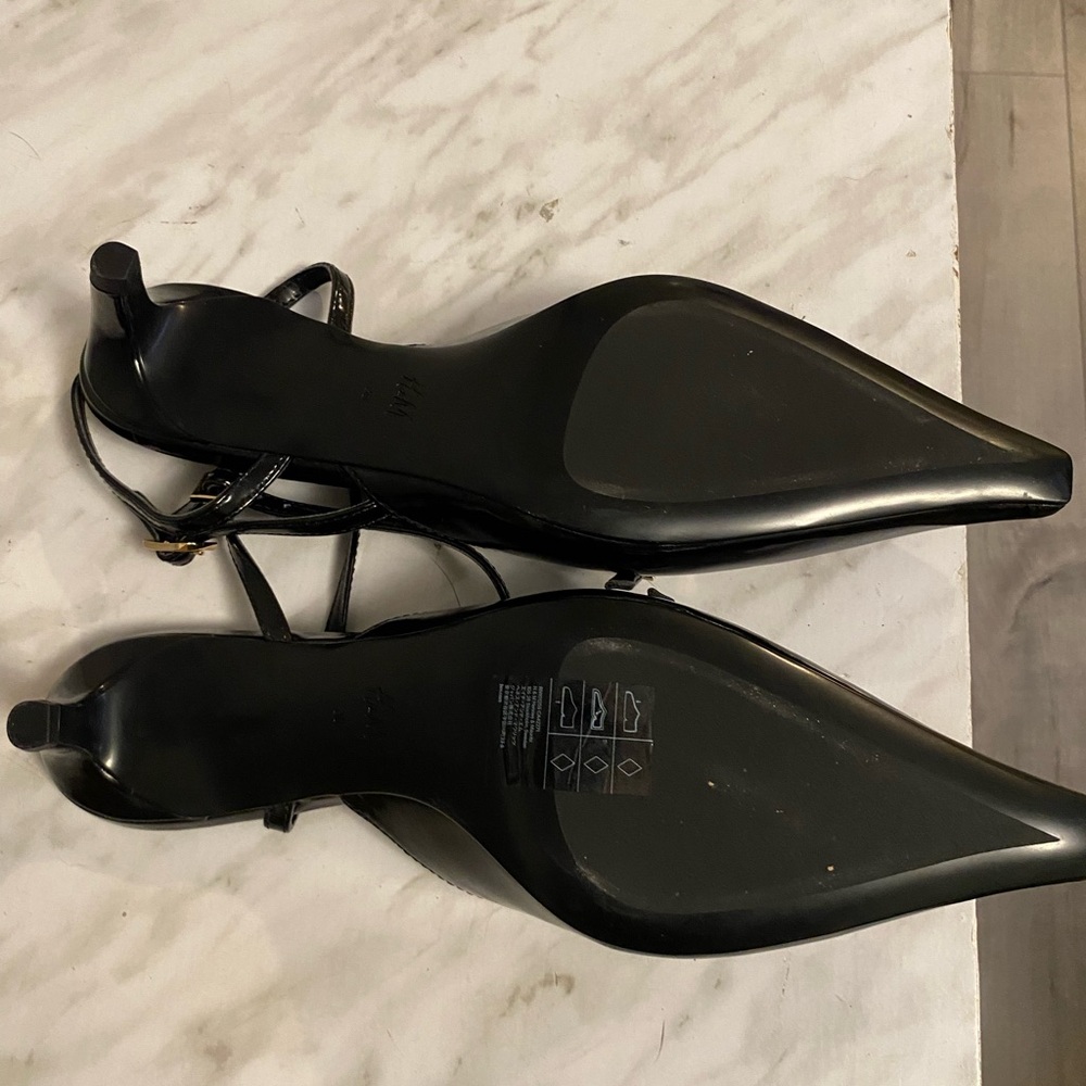H&M NWOT Black Strappy Heels - Picture 4 of 4